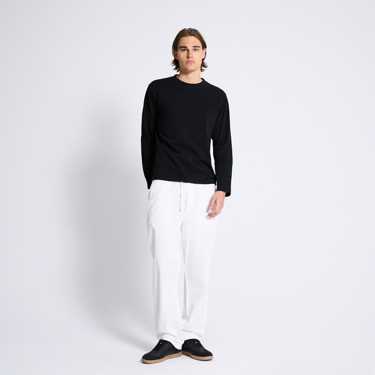 Linen blend pants "Ludvig" Off white
